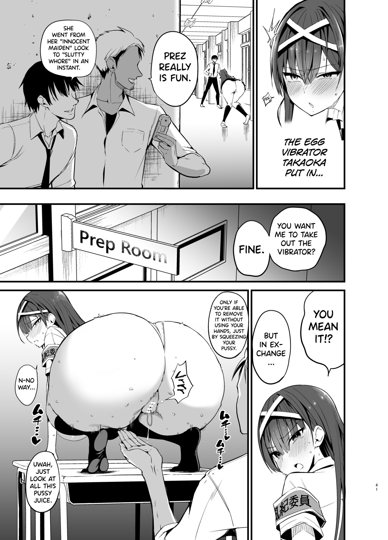 Hentai Manga Comic-The Fall of the Morals Committee President-Read-40